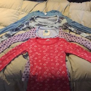 Lot of four thermals. Free people & AE